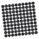 100Pcs Game Card Holder Table Number Stand Plastic Place-Black 1