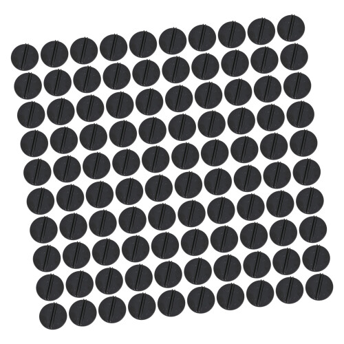 100Pcs Game Card Holder Table Number Stand Plastic Place-Black