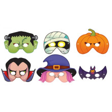 12 Halloween Kids Party Masks