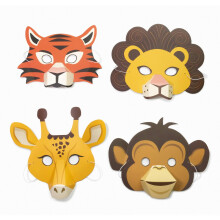 Clockwork Soldier's Create Your Own Jungle Animal Masks