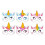 12 Unicorn Kids Party Masks 1
