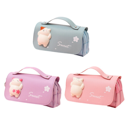 Stress Relief Cat Pencil Case