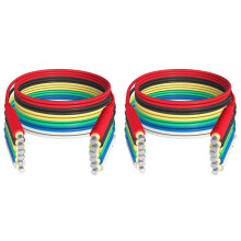 12 STUKS Magnetische Meetsnoeren Silicone Soft Flexible Jumper Testdraden 30VAC 5A 3.3Ft T10005 Sensoren Schakelaars