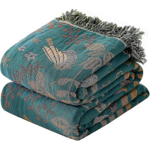 (color 2) Cotton Blanket Boho Bedspread Double-sided Blanket Bed Linen Sofa Cover Sheet150 X 200 Cm