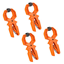 4lots Heavy Duty Woodworking Plastic Spring Clamp Strong-Orange