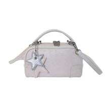 Elegant Shoulder Bag PU Leather Crossbody Bags Casual-White