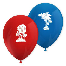 Sonic The Hedgehog Printed Latex Balloons (Pack of 8)
