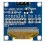 4X Módulo de Tela OLED de 0,96 Polegadas I2C IIC 128x64 SSD-1306 Tela LCD 3,3V-5V Azul Amarelo para ESP32 ESP8266 7