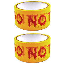 Halloween Decorations Caution Tape,Do Not Enter Scary Caution Tape Roll Outdoor Spooky DIY Decorative Accessory 2Pcs