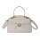 Mode PU lederen schoudertas met verstelbare riem Casual-Wit 1