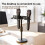 2X Multi Microphone Holder for Mic Stand Storage Organizer for Handheld Dynamic Wired and Wireless Mics Wall Mount 3