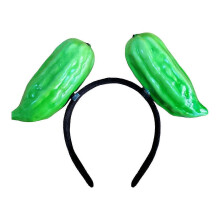 (Double headed bitter) Fun Unique Resin Headband With Realistic Fruit And Vegetable Designs For Birthdays And Festival Celebration Gathering