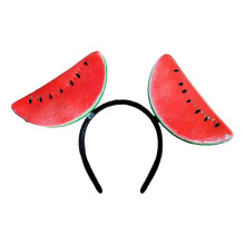 (Double eaded waterm) Fun Unique Resin Headband With Realistic Fruit And Vegetable Designs For Birthdays And Festival Celebration Gathering