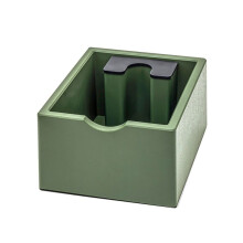 Anti Slip Espresso Coffee Grounds Waste Box Coffee Grounds Box Coffee Grounds Bucket Coffee Grounds Knock Box Green