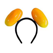 (Double headed mango) Fun Unique Resin Headband With Realistic Fruit And Vegetable Designs For Birthdays And Festival Celebration Gathering