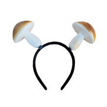 (twoheaded mushroom) Fun Unique Resin Headband With Realistic Fruit And Vegetable Designs For Birthdays And Festival Celebration Gathering