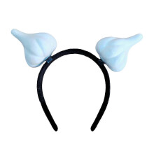 (double head garlic) Fun Unique Resin Headband With Realistic Fruit And Vegetable Designs For Birthdays And Festival Celebration Gathering