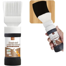 (Black) Versatile White Paint for Touching Up Furniture, Cabinets, Wood, Metal, No Sanding Required, Quick-Drying, Water-Based Formula for All Surface