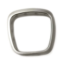 2X Car Chrome Steering Wheel Trim Cover Emblem Badge Frame Sequin Centering Sticker for A3 A4 B6 B7 B8 A5 A6 C6 Q7