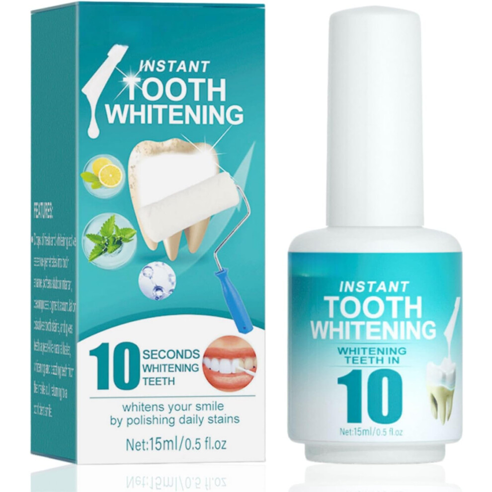 Gogerstar White Instant Ning Tooth Paint & Teeth Ning Gel,Professional Tooth Polish & Stain Remover For Teeth,Enamel Safe Teeth Ner &Polisher