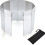 Foldable Aluminium Windshield 10 Plates Camping Stove Windshield Portable Stove Windshield Warmer with Storage Bag 1