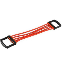 Chest Expander Detachable 5 Fitness Resistance Bands Chest Muscle Strength Training Pull Rope Red