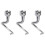 3X Spiral Dough Hook for  4.5-5 Quart Tilt- Stand Mixer, Dough Hook Replacement for  Attachment 1