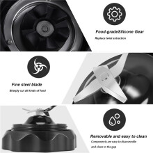 Replacement Blender Combo Easy Twist Extractor Blade, Compatible for NutriBullet 1200W Blender Combo ZNBF30500Z 1Pcs
