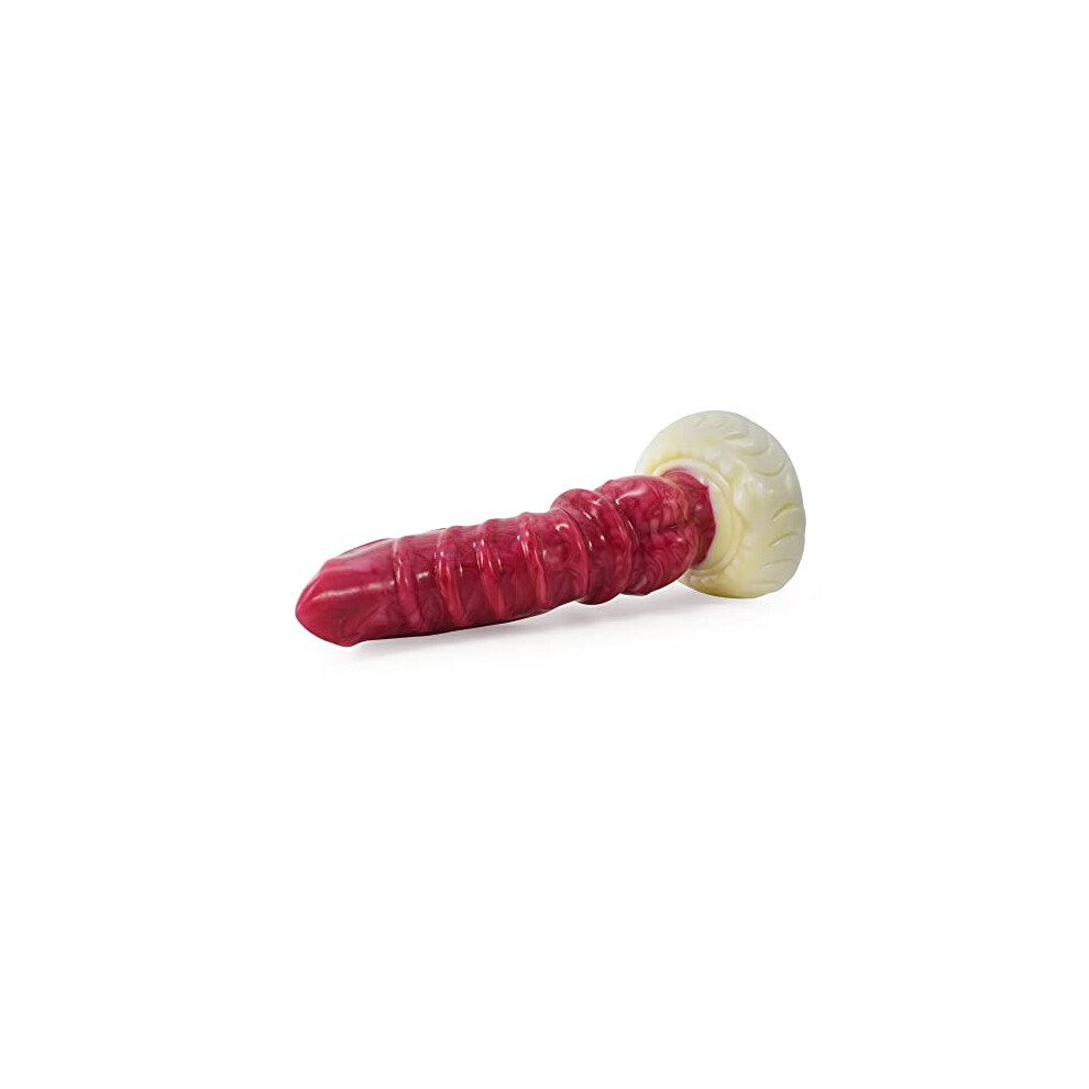 Behorny Dildo Sex Toy, Liquid Silicone Alien / Dragon Dildo With Suction Cup
