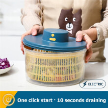 Salad Spinner Lettuce Greens Washer Dryer Drainer Crisper Strainer for Washing Drying Vegetables Kitchen Tools