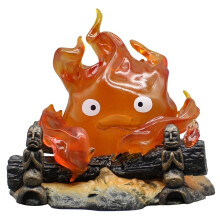 Luminária Calcifer de Desenho Animado, Vela, Figuras de Ação, Modelo, Estátua, Coleção, Ornamentos, Brinquedos Infantis, Presentes