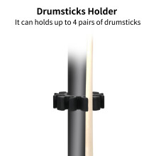 4-Pair Drumstick Holder, 36mm Frame Clamp