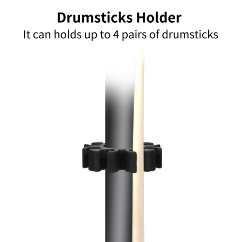 4-Pair Drumstick Holder, 36mm Frame Clamp