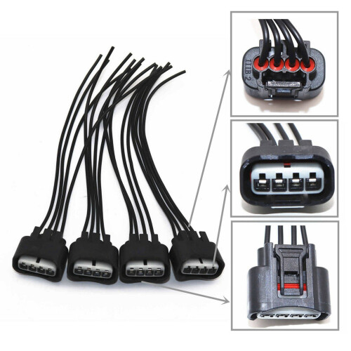 8Pcs Ignition Coil Pigtail Connector Repair Harness Kit Set for 1