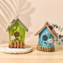 Hanging Birdhouse Bird House Garden Decoration Nest Suitable for Tree Hanging Courtyard Layout A