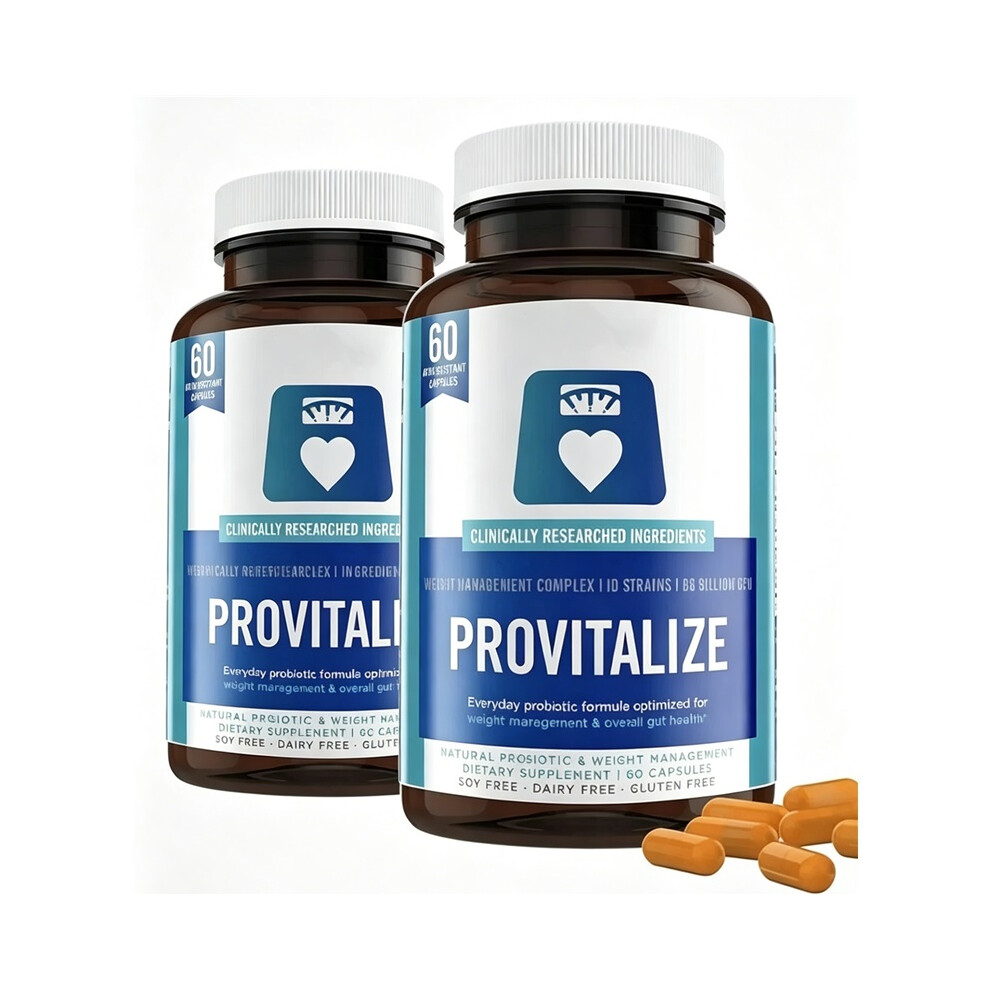 (2PCS) Womenâs Probiotic Supplement,  Supports Gut Health, Bloating Relief ,60 Capsules