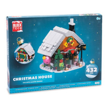 Christmas House Model Building Block Brick Kit (33 x 25 x 5cm)