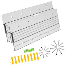 Z-vormige aluminium wandmontagebeugels met precies-12 inch