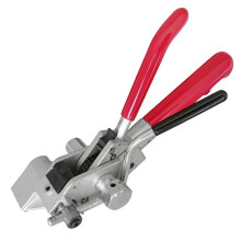 Stainless Steel Cable Tie Cutting Tool Stainless Steel Strip Tightening Gun Ratchet Stainless Steel Cable Tie Plers Red
