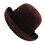 Magicians Hat Soft Fabric Magicians Style Bucket Hat-coffee 1