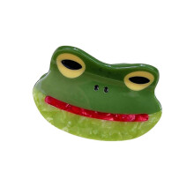 (frog head) Girls Ponytail Holder Fun Hair Catch Y2k Headdress Cute Frog Harajuku Halloween Hottie Claw Clip Hair Catch