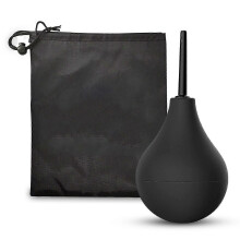 clyster Bulb Douche for Men Women Reusable Cleaning Silicone Slim Nozzle Safe Comfortable Rubber