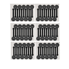50 Sheets Attractive Wedding Stickers Gift Label and Sealing Decal for Lollipops and Biscuits