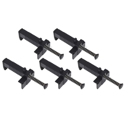 Bricklaying Wire Drawer Brick Leveling  Runner Puller for Construction Building Fixer Measuring Tools Black 5PCS