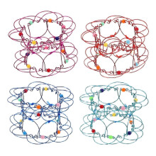 4pcs Magical Flexible Flower Basket Toy Transforming Loops for Kids' Imagination and Skill Developme