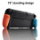 For Switch2 Case Plastic Grip Protective Shell+Joystick Caps+Direction Keys Kit for Switch2 Grip Case Dust-Proof Cover B 4