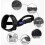 Adjustable Nylon Dog Muzzle for Biting, Barking, and Chewing Prevention, Large Size in Black 2