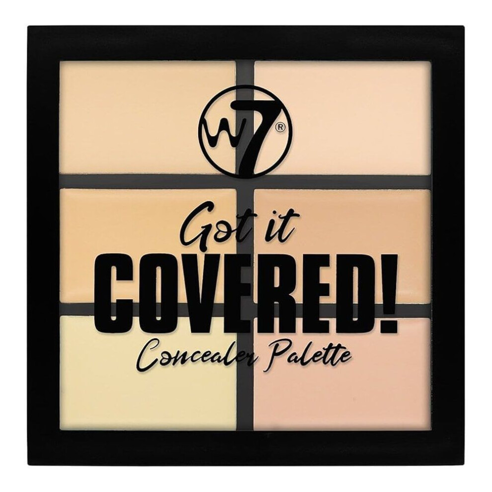 W7 Got It Covered Concealer Palette -  6 Creamy - Image 3