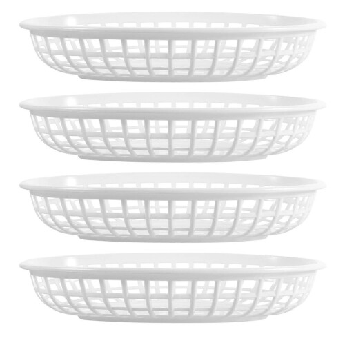 Restaurant Quality Trays, Plastic for Chips And Desserts, Easy Maintenance 2