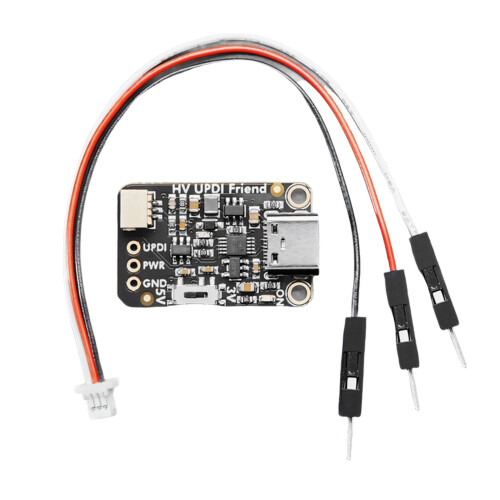 Small UPDI USB Programmer Tool Includes Short Wire For Circuit
